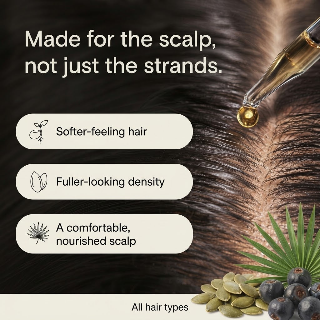 SEEDSHIFT – Hair Restore | Natural DHT Blocking Pumpkin Seed Oil + Saw Palmetto
