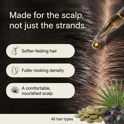 SEEDSHIFT – Hair Restore | Natural DHT Blocking Pumpkin Seed Oil + Saw Palmetto